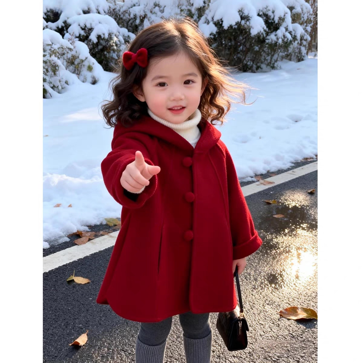 Baby Clothing Winter - Girls Wool Coat Autumn Winter New