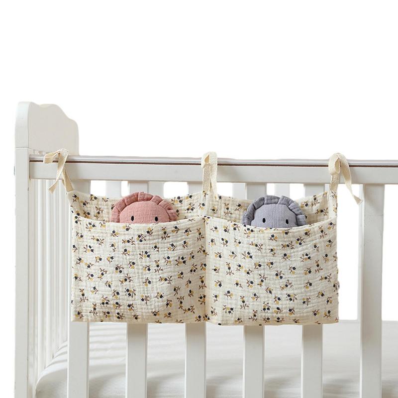 Baby Clothing Bag - Baby Crib Organizer Cot Caddy Bed
