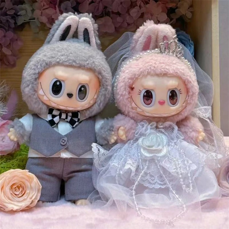 Baby Clothing Accessories - 15 17cm For Labubu Doll Wedding