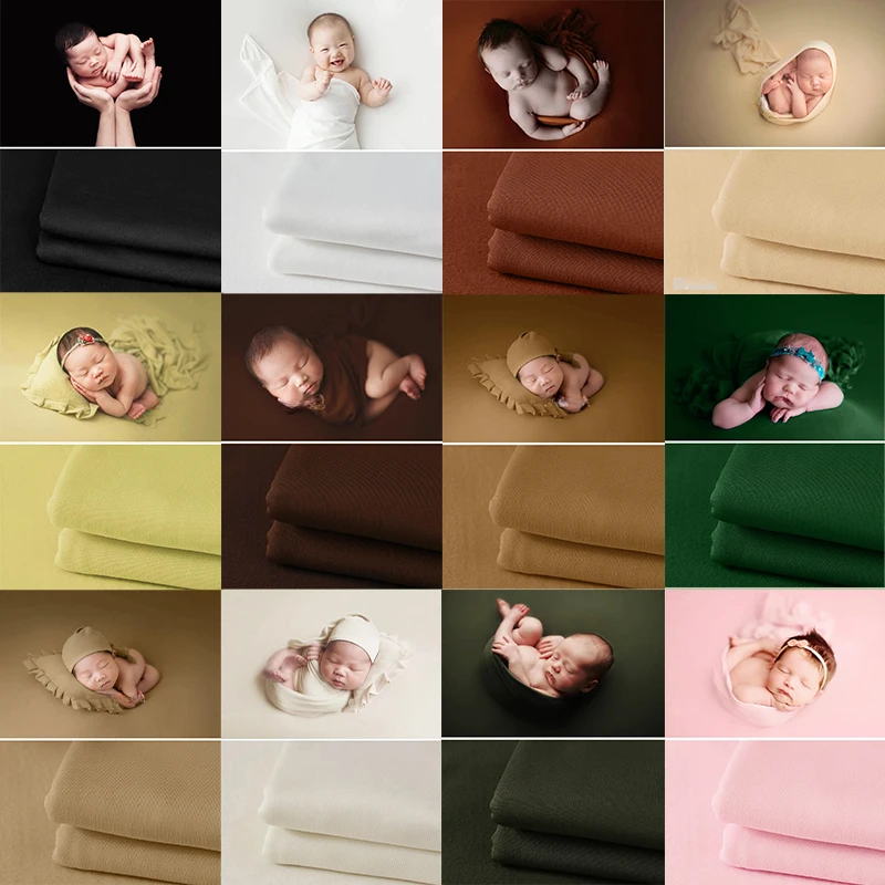 Baby Clothing Accessories - 40/150*170cm Newborn Photography Props Blanket Baby