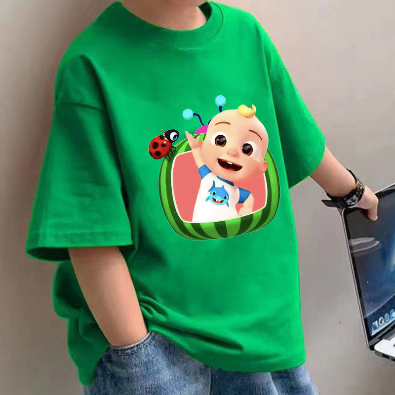 Baby Clothing Boy - Cocomelons Baby T-Shirts Anime Cotton Short