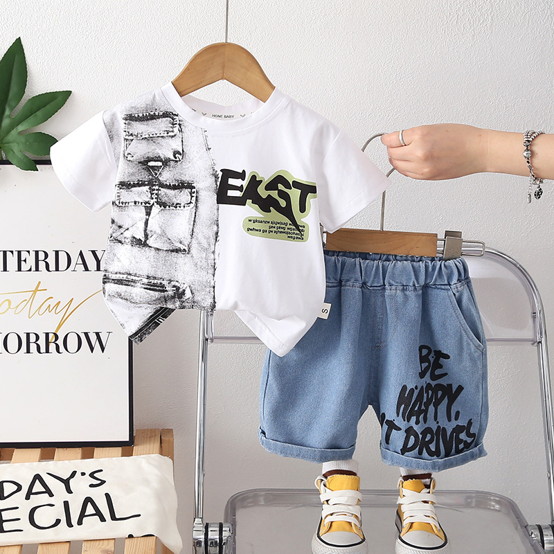 Baby Clothing Korea - Children's Suit 2026 Summer New Baby