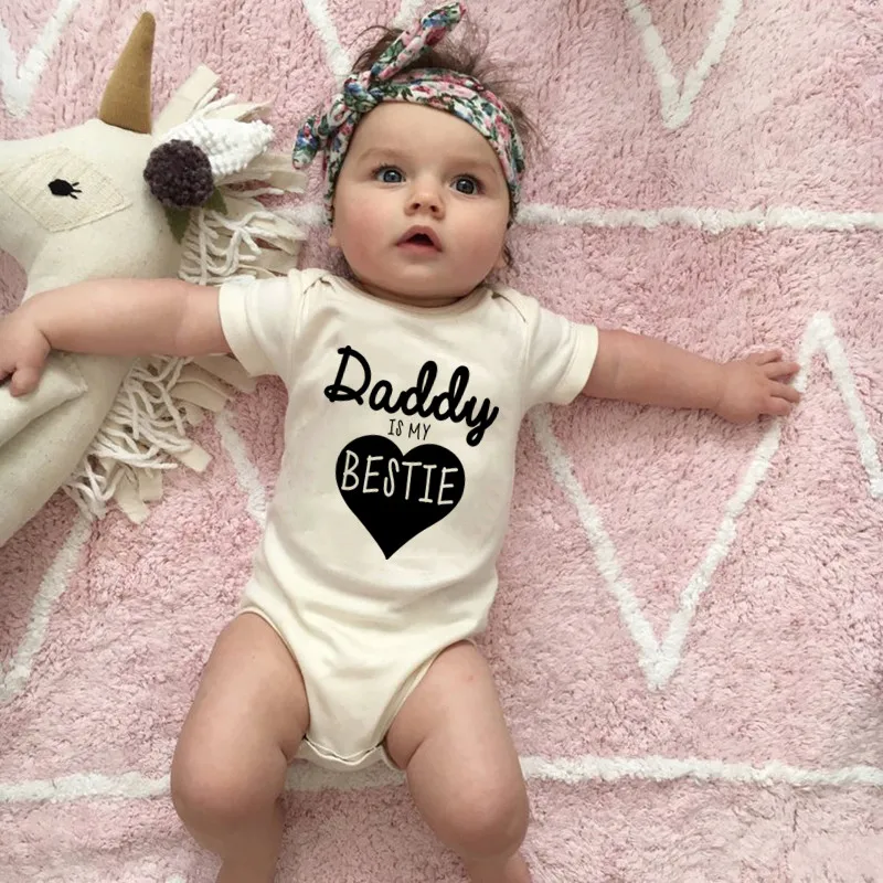 Daddy Is My Bestie Cute Baby B - огляд і ціна Baby Clothing Online