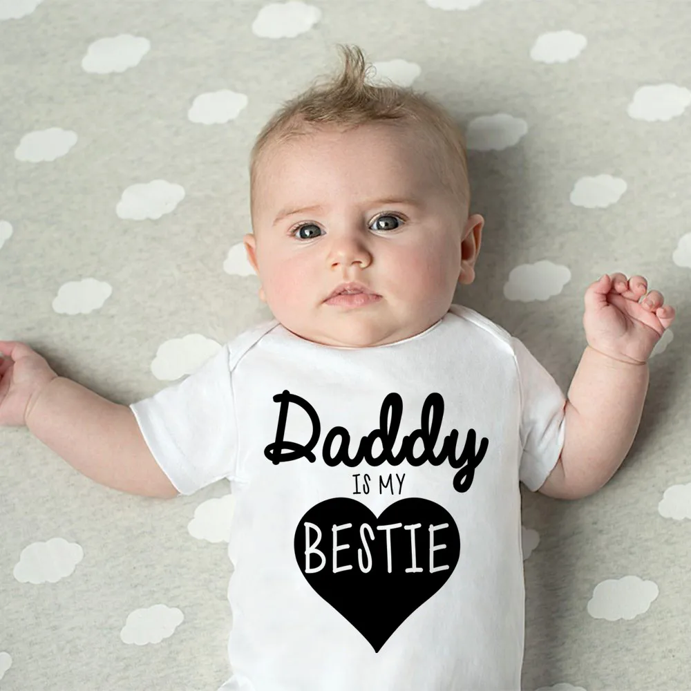 Daddy Is My Bestie Cute Baby B - огляд і ціна Baby Clothing Online