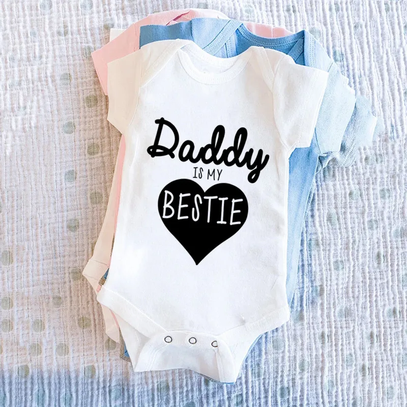 Daddy Is My Bestie Cute Baby B - огляд і ціна Baby Clothing Online