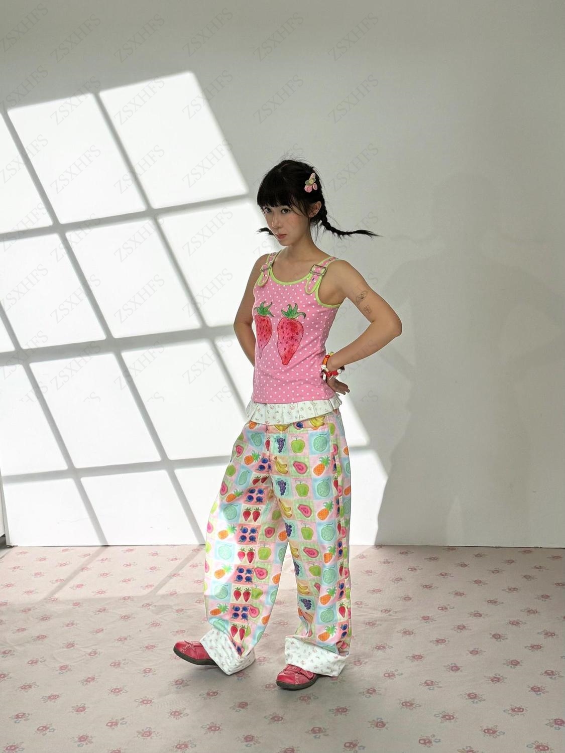 Pink crop Top Y2k Women clothi - огляд і ціна Baby Clothing Korea