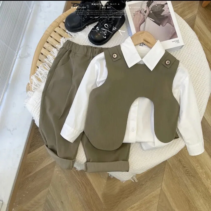 3 PCS Set Spring Boy Clothing  - огляд і ціна Baby Clothing Korea