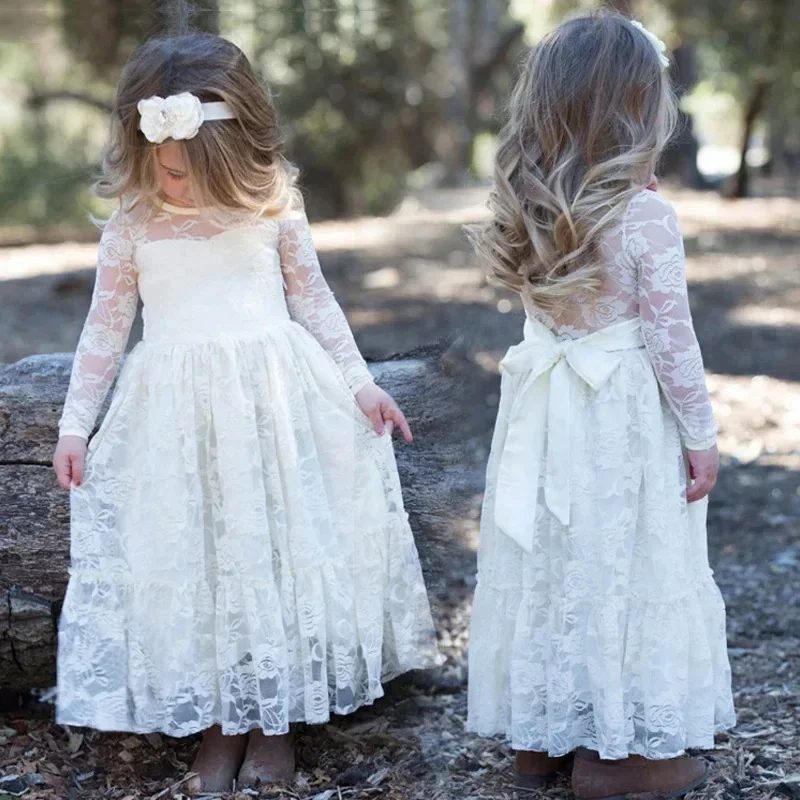 2026 Prince Girls Lace Dresses - огляд і ціна Baby Clothing Korea