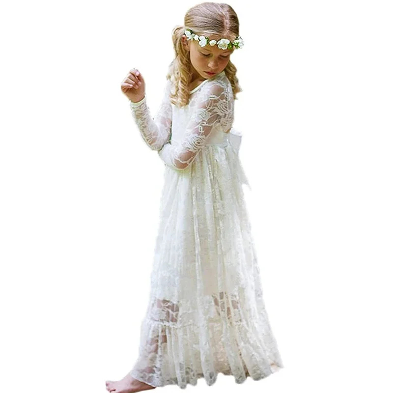 2026 Prince Girls Lace Dresses - огляд і ціна Baby Clothing Korea