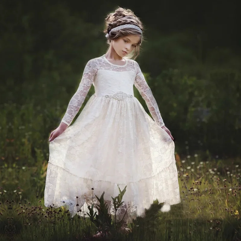 2026 Prince Girls Lace Dresses - огляд і ціна Baby Clothing Korea