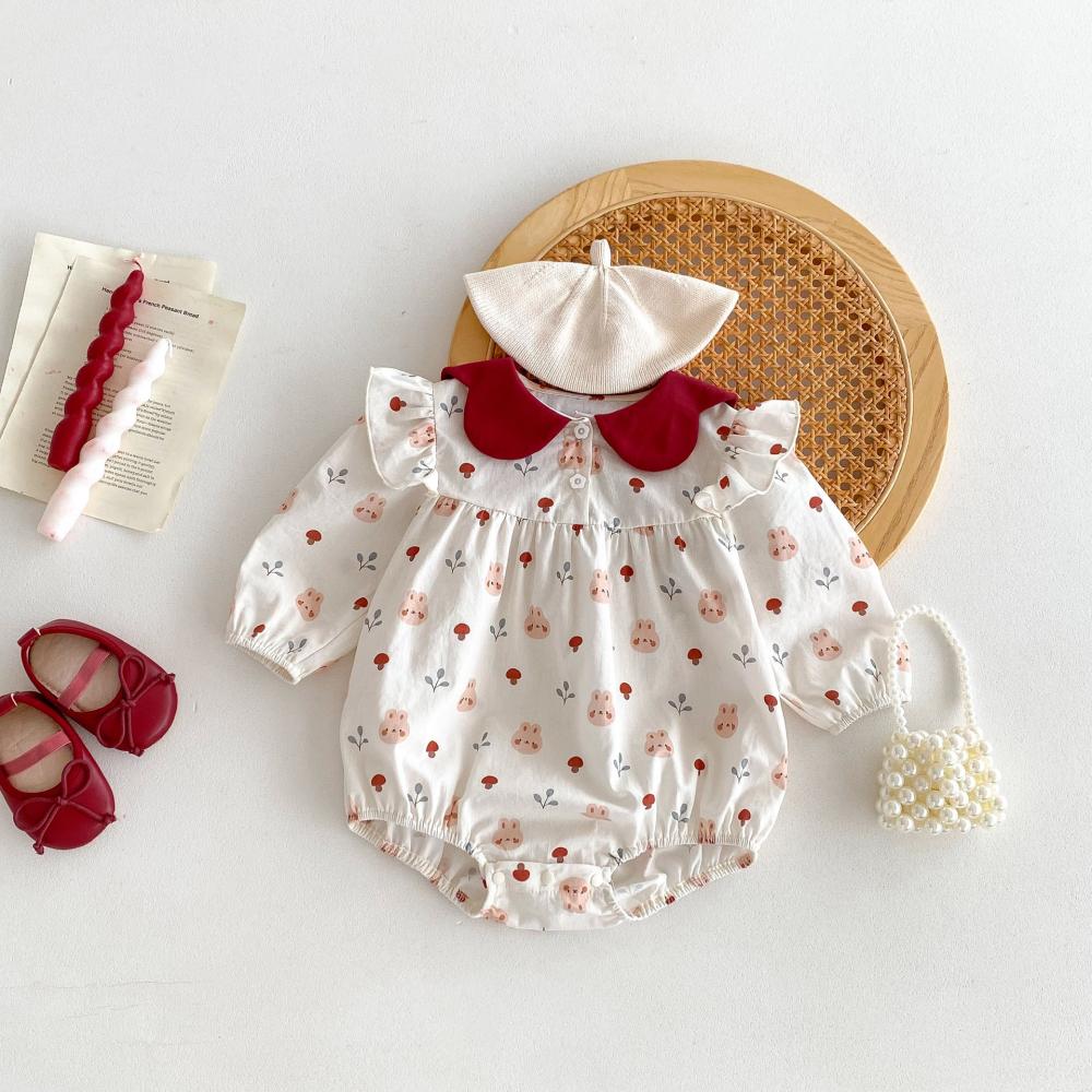 Cute Rabbit Printed Baby Jumps - огляд і ціна Baby Clothing Quality