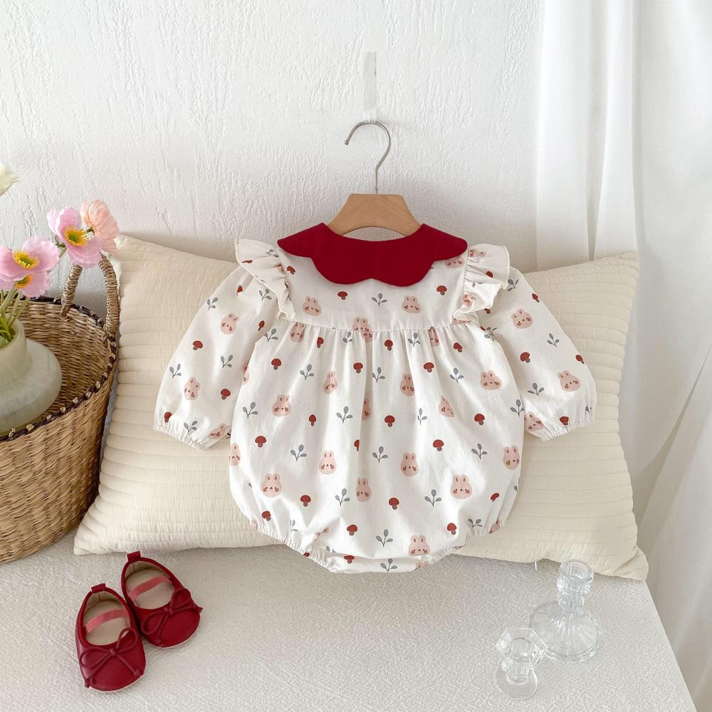 Cute Rabbit Printed Baby Jumps - огляд і ціна Baby Clothing Quality