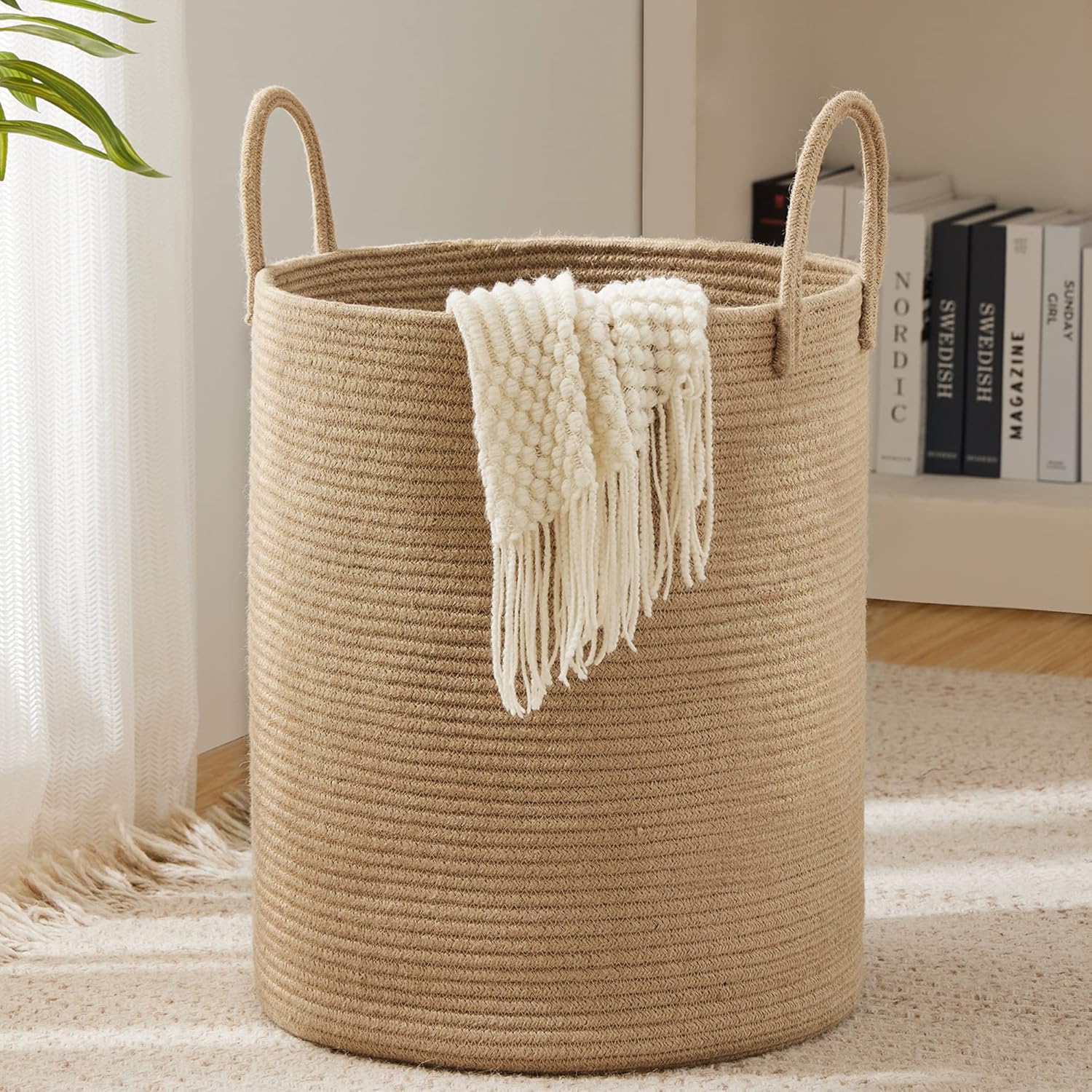 Large Storage Basket Tall Wove - огляд і ціна Baby Clothing Hamper