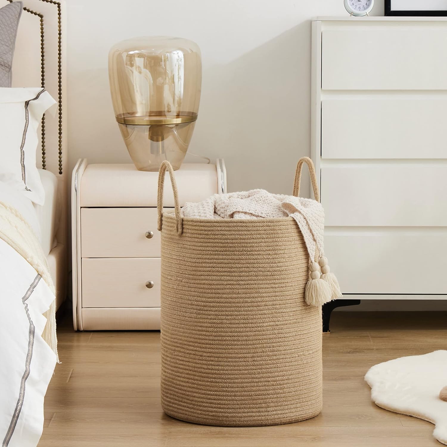 Large Storage Basket Tall Wove - огляд і ціна Baby Clothing Hamper