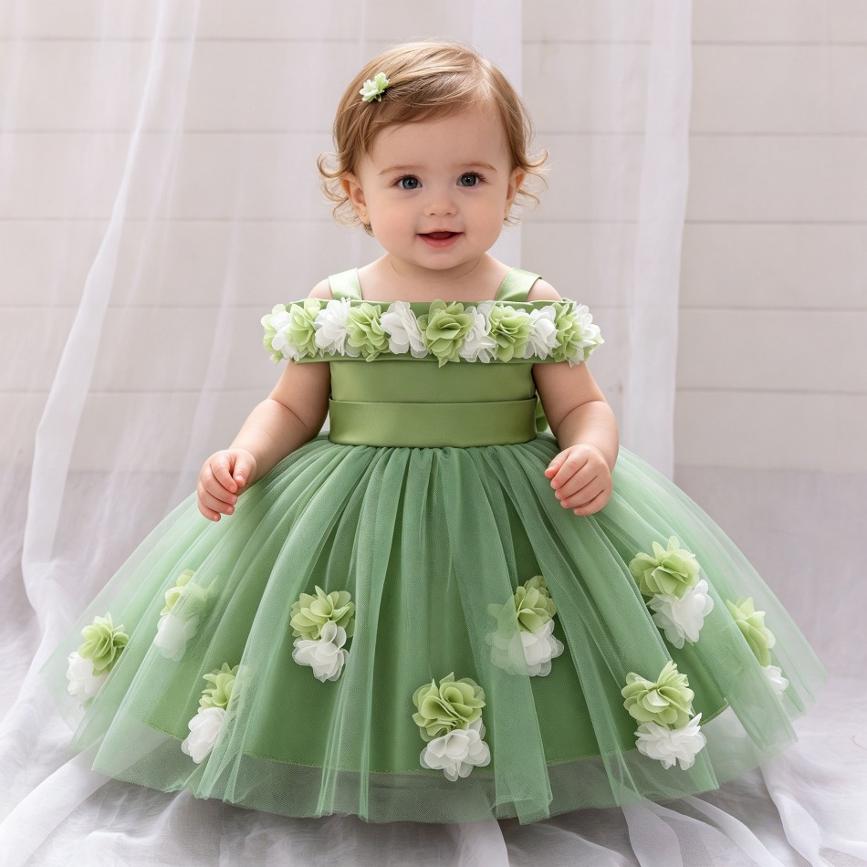 New Baby Girls 1st Princess Dr - огляд і ціна Baby Z Clothing