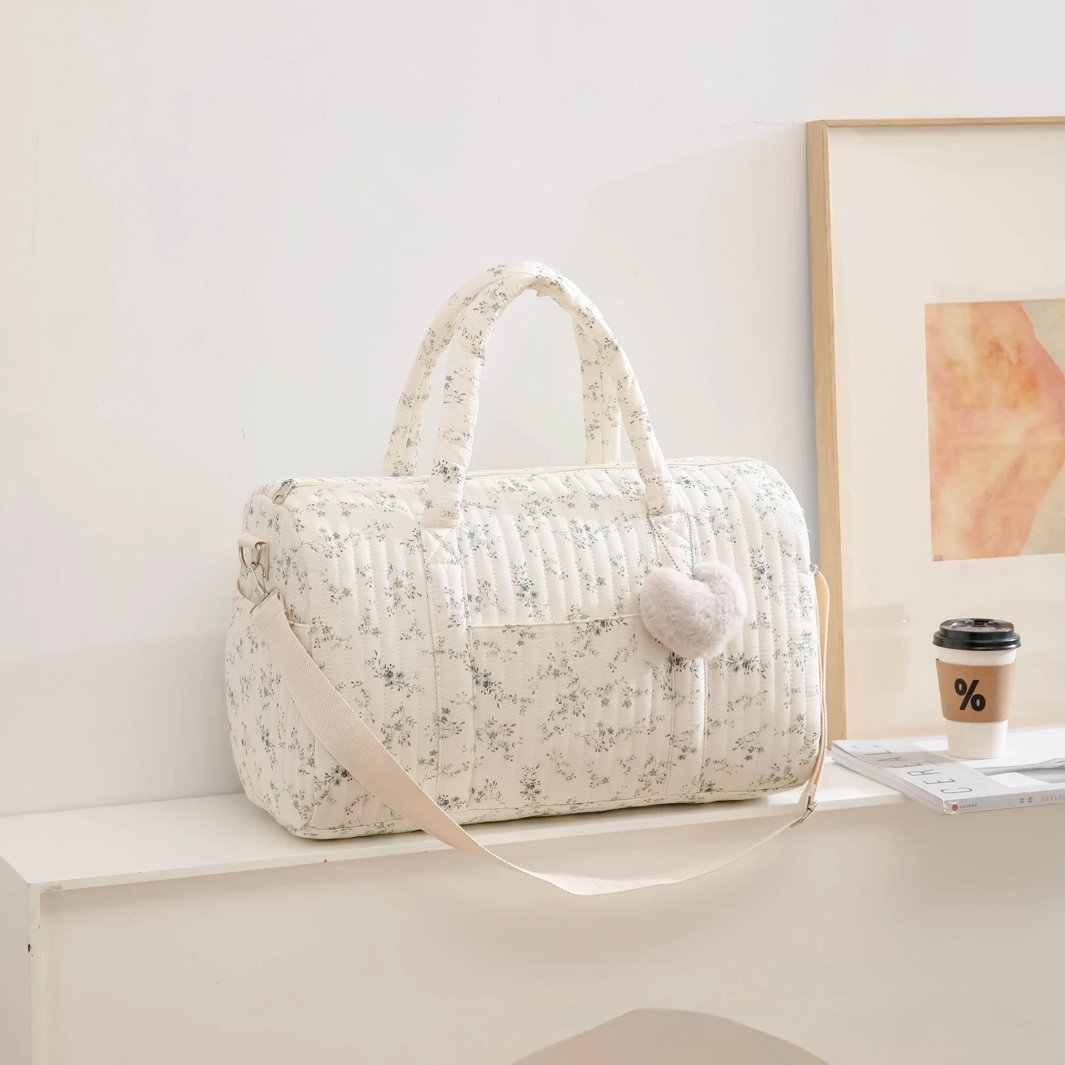 Embroidery Floral Mommy Bag La - огляд і ціна Baby Clothing Hamper