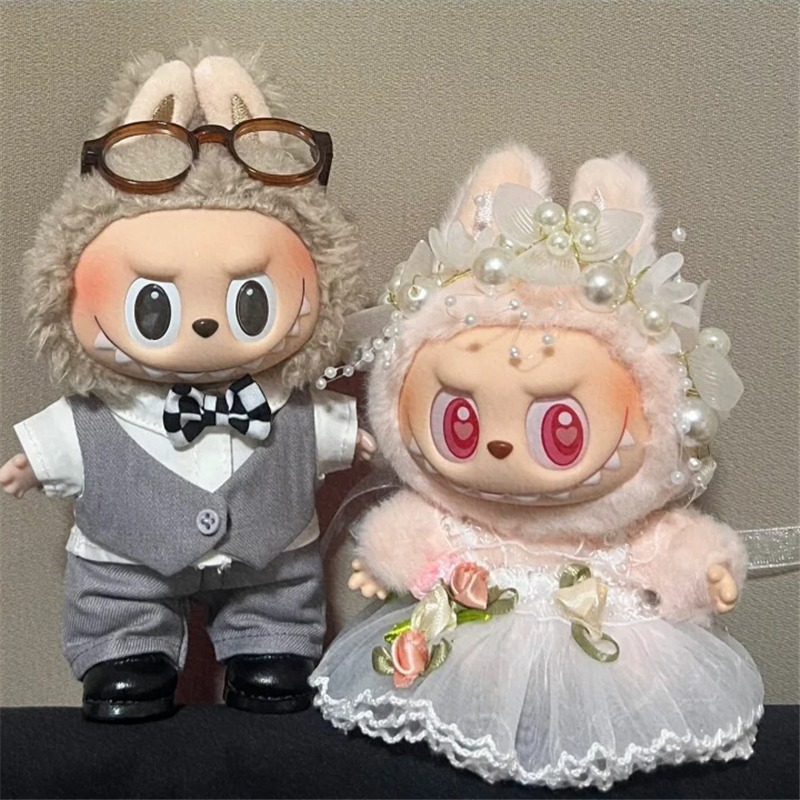 15 17cm For Labubu Doll Weddin - огляд і ціна Baby Clothing Accessories