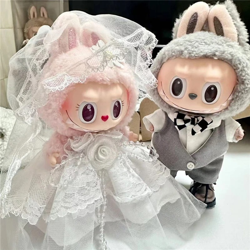 15 17cm For Labubu Doll Weddin - огляд і ціна Baby Clothing Accessories