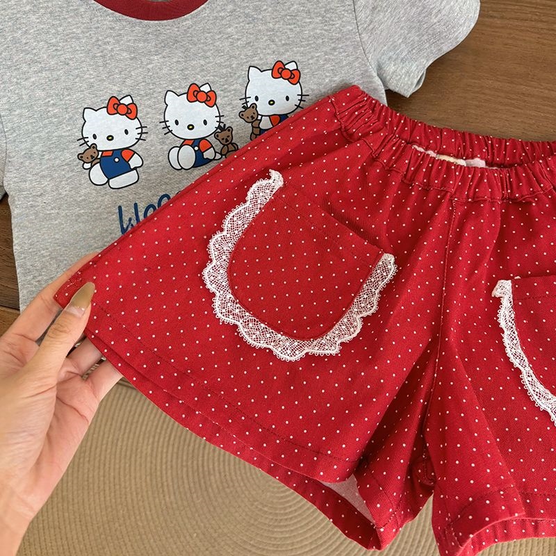 Anime Hello Kitty Girl Summer  - огляд і ціна Baby Clothing Quality