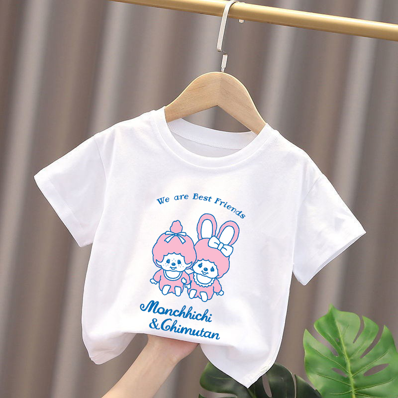 Monchhichi Kids T-shirts Anime - огляд і ціна Baby Clothing Accessories
