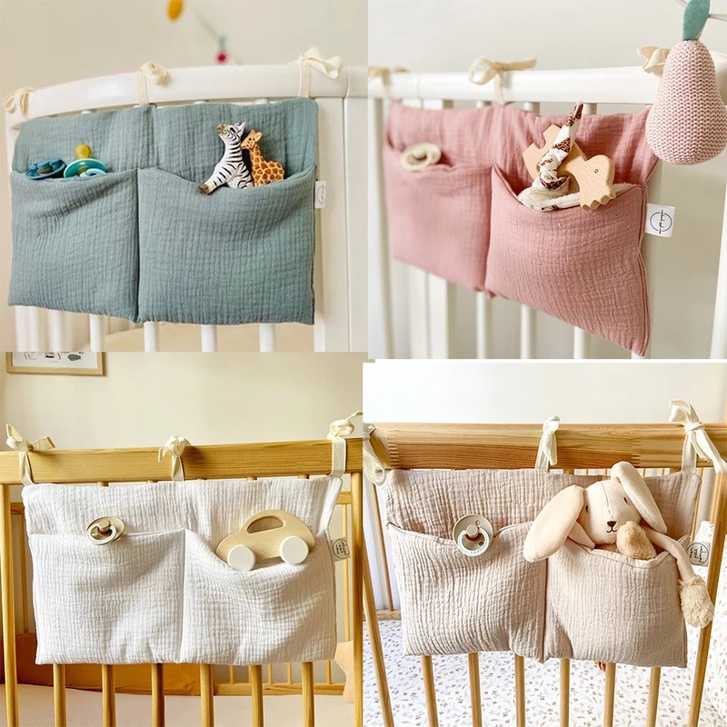 1/2pcs Baby Crib Organizer Cot - огляд і ціна Baby Clothing Bag