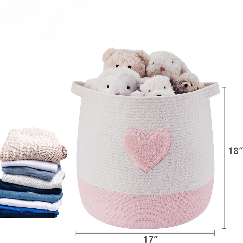 Pink Laundry Basket Hamper for - огляд і ціна Baby Clothing Hamper
