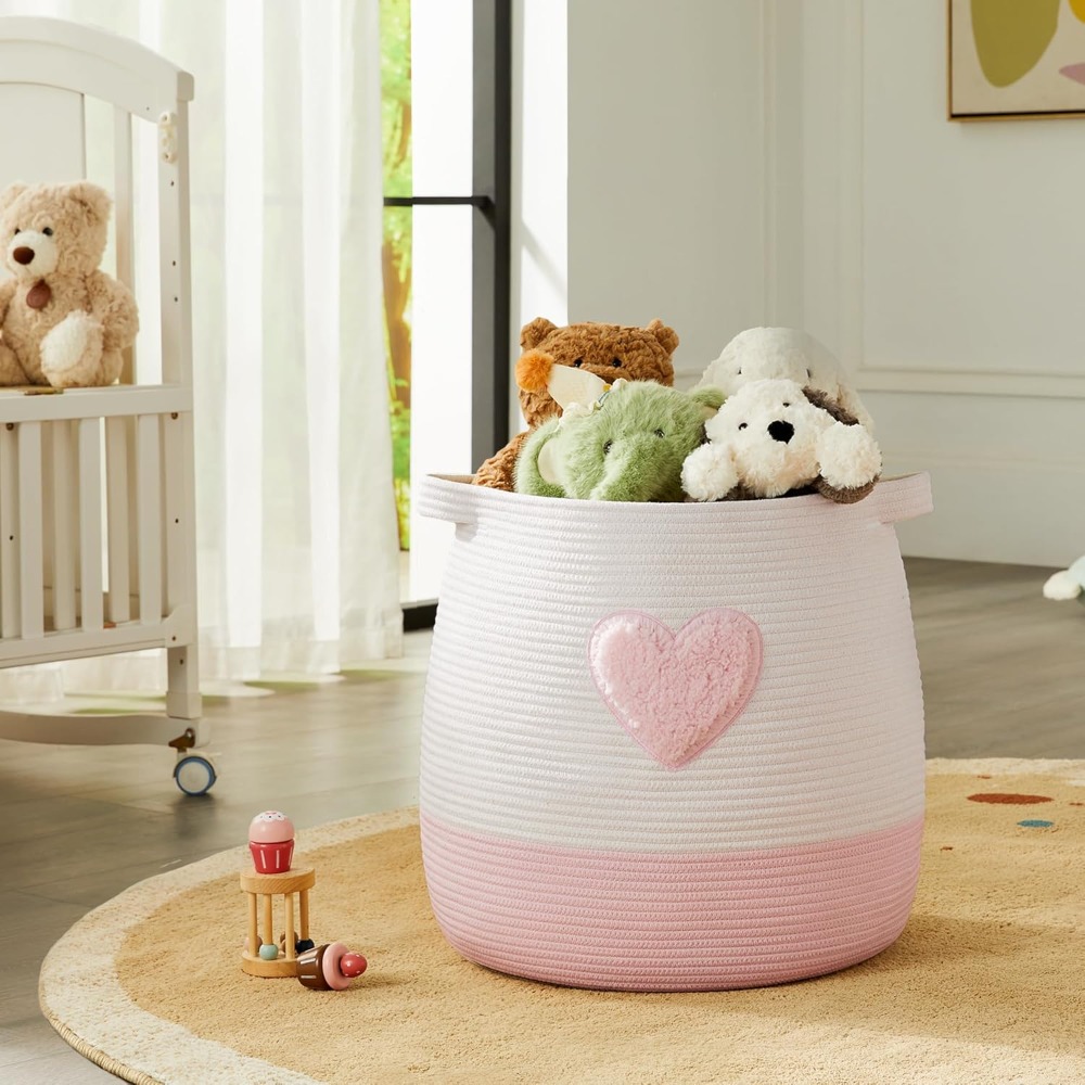 Pink Laundry Basket Hamper for - огляд і ціна Baby Clothing Hamper