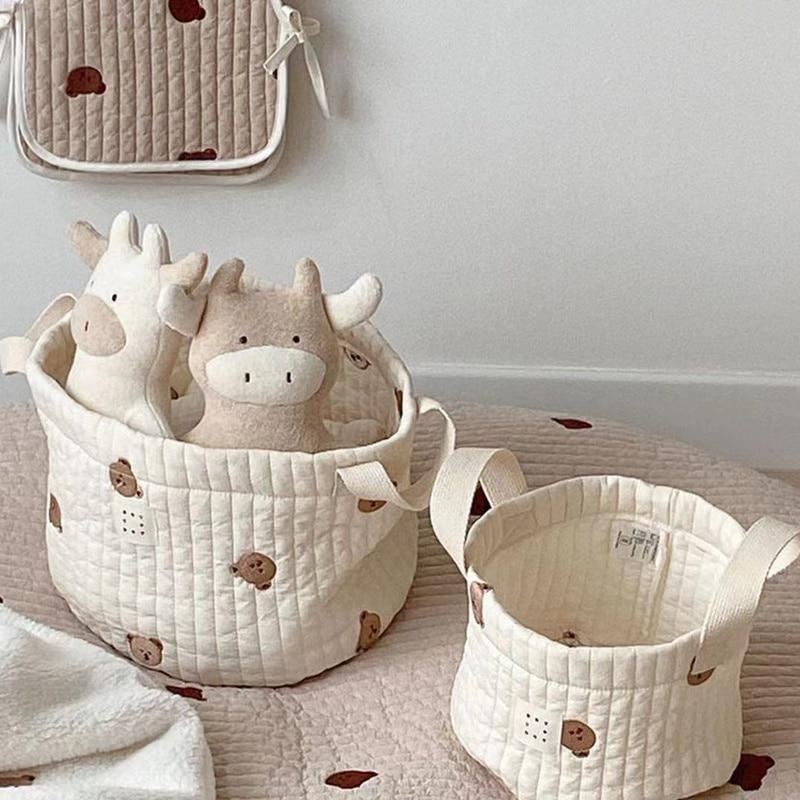 Cute Bear Embroidery Diaper Ba - огляд і ціна Baby Clothing Hamper