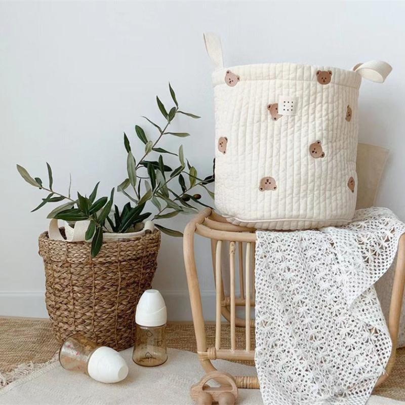 Cute Bear Embroidery Diaper Ba - огляд і ціна Baby Clothing Hamper