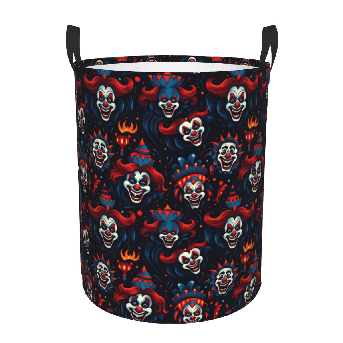 Halloween Red Blue Evil Clown  - огляд і ціна Baby Clothing Hamper
