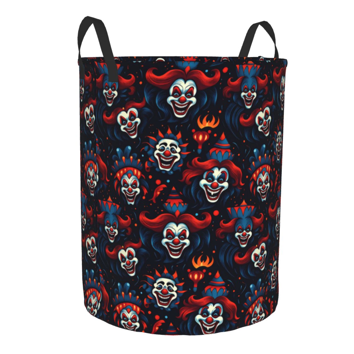 Halloween Red Blue Evil Clown  - огляд і ціна Baby Clothing Hamper