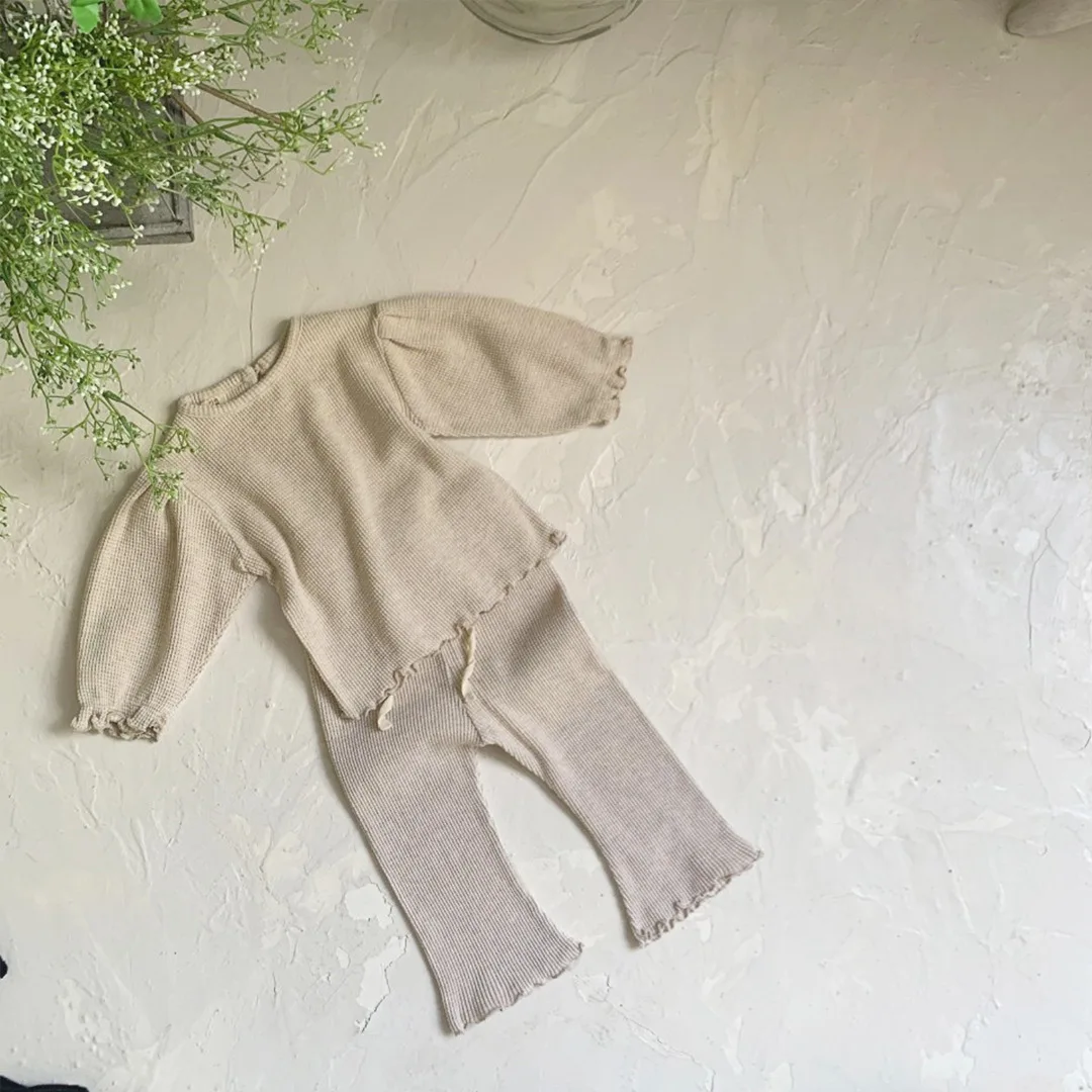 Autumn 2025 Korea Waffle Girl' - огляд і ціна Baby Clothing Korea