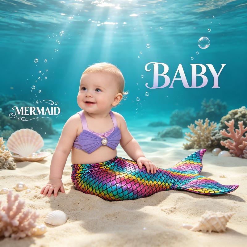 Newborn Mermaid Cosplay Costum - огляд і ціна Baby Clothing Usa