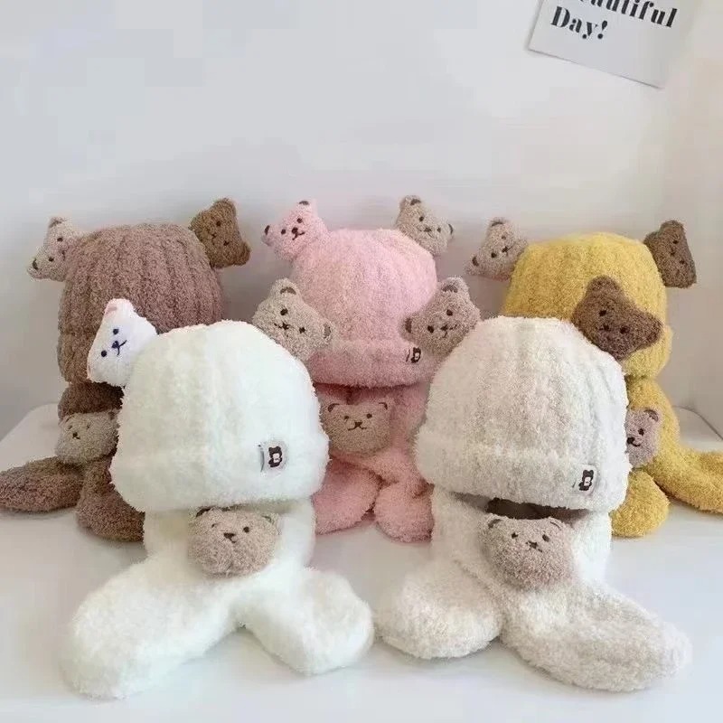 1-10PCS Baby Hat Scarf for Gir - огляд і ціна Baby Clothing Winter