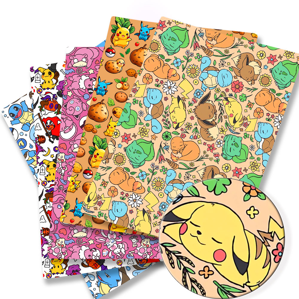 Pokemon Cartoon Fabric140*50cm - огляд і ціна Baby Clothing Quilt