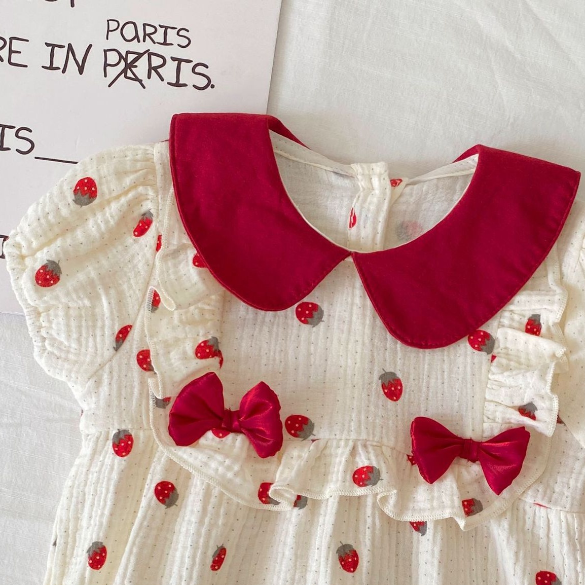 3-24M Summer Baby Bodysuit Bow - огляд і ціна Baby Clothing Online