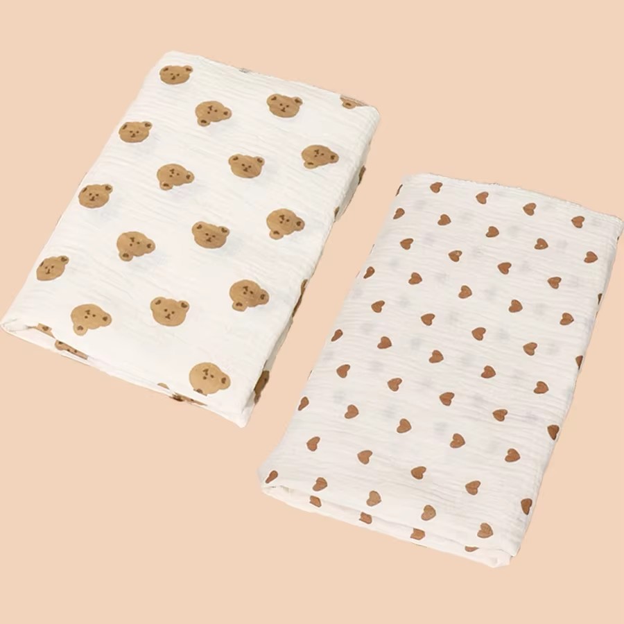 2Pc Cotton Muslin Blankets Bab - огляд і ціна Muslin Swaddle Wrap